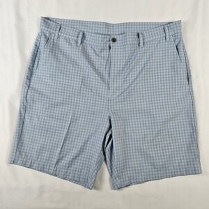 Jack Nicklaus Golf Shorts Sz 40 Tradewinds Light Blue Plaid Checks